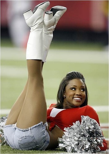  African-American cheerleader