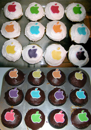  manzana, apple cupcakes