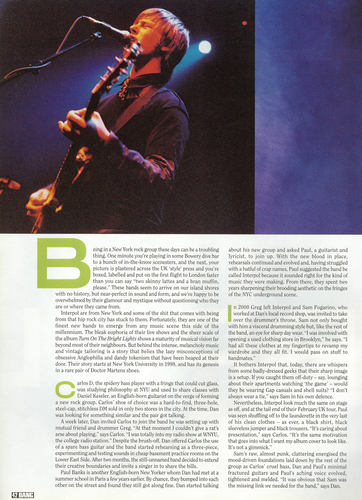 April 2003 Bang Article