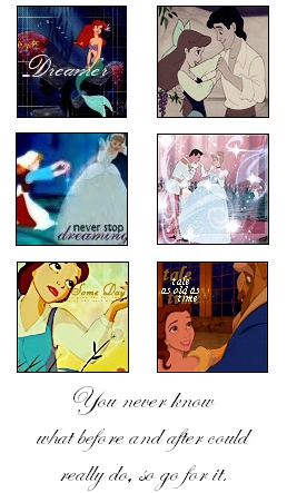  Ariel, Cinderella, and Belle