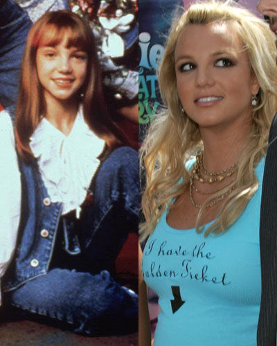  BRITNEY THEN AND NOW