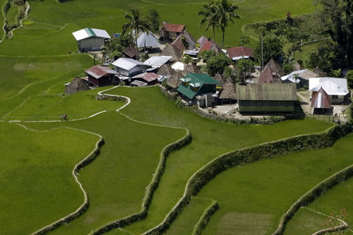  Banaue riz Terraces