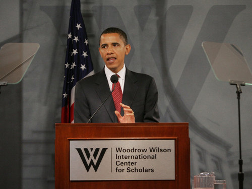  Barack Obama at the Podium