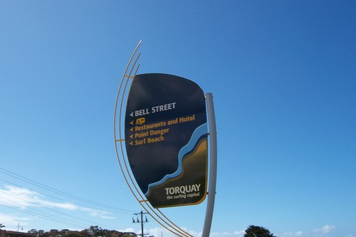  Torquay tabing-dagat Sign