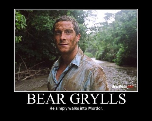  menanggung, bear Grylls
