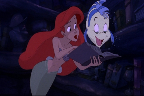  Walt Дисней Screencaps - Princess Ariel & камбала