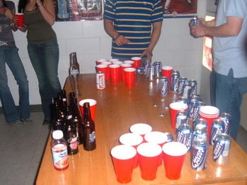  ビール Pong