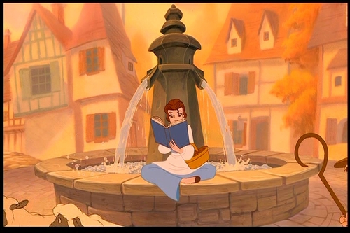 Belle and her book