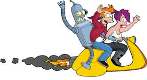  Bender, Leela, and Fry