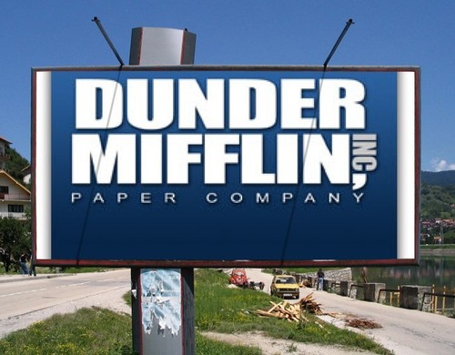 Billboard Dunder Mifflin