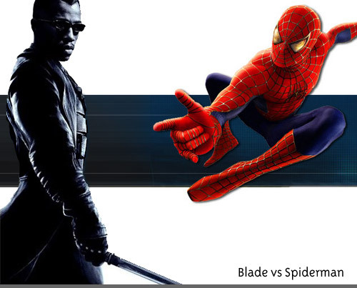  Blade vs. Spider-man
