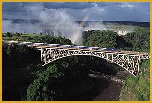  Blue Train at Victoria Falls