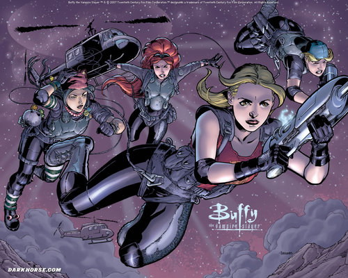  Buffy Comic kertas dinding