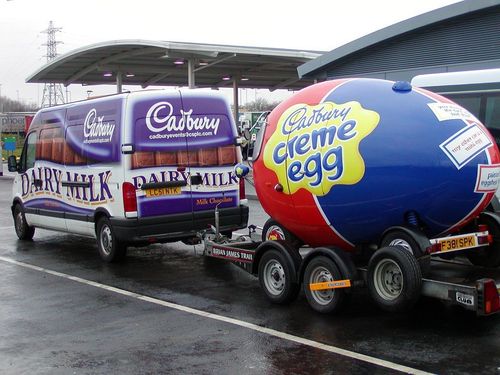 Cadbury camioneta, van & Egg