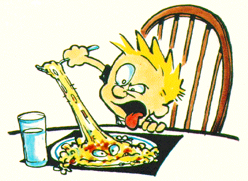  Calvin at रात का खाना