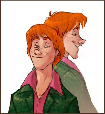  Cartoon Fred and George