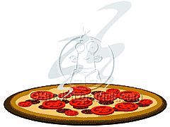  Cartoon pizza, bánh pizza