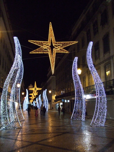  圣诞节 decoration in Lisbon