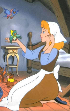  Walt Disney تصاویر - Jaq, Gus & Princess Cinderella