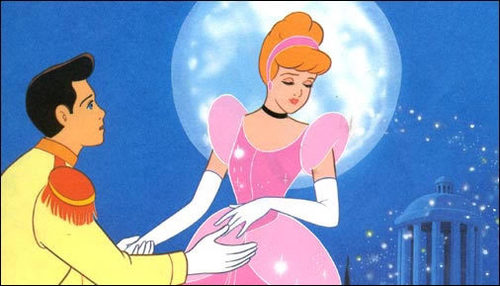  Walt Disney imej - Prince Charming & Princess Cinderella