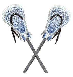  Crossed lacrosse sticks