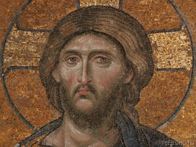  Deesis tranh ghép mảnh of Christ,