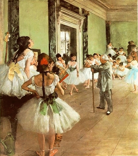 Degas. Dancing class