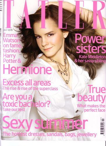  Emma on the cover of Tatler