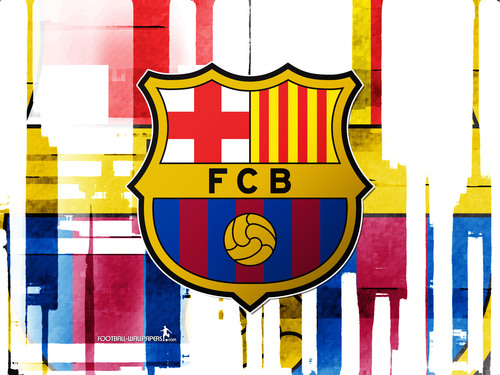  FC Barcelona kertas-kertas dinding
