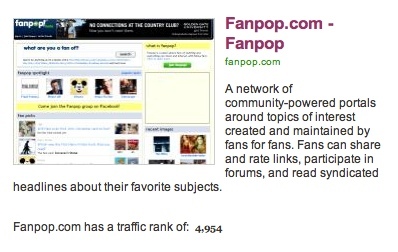 Fanpop Breaks Alexa Top 5000