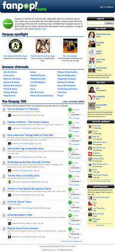  潮流粉丝俱乐部 Homepage Aug.15, 2006
