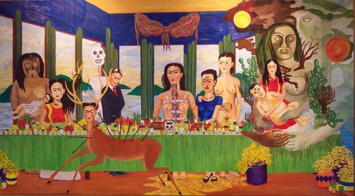  Frida Kahlo's Last chakula cha jioni, karamu