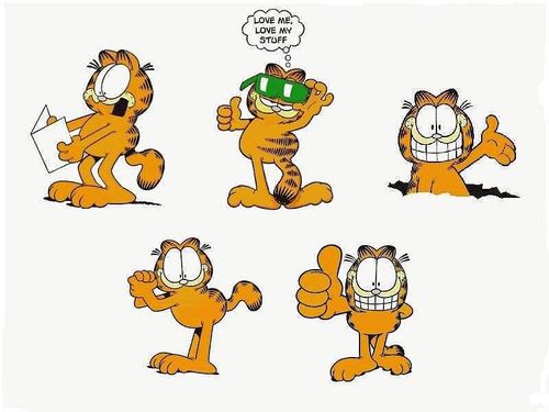  Garfield Desktop karatasi la kupamba ukuta