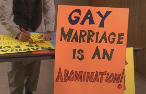 Gay marriage is an abomination