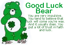  Good Luck menanggung, bear