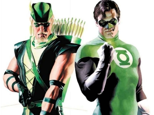 Green Arrow and Hal Jorden