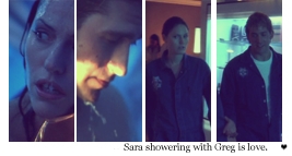  Greg showering w/ Sara is cinta