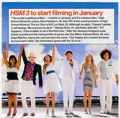 HSM3 Filming Info