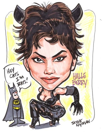  Halle Berry Caricature
