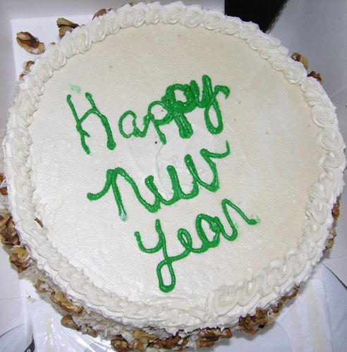 Happy New ano Cake