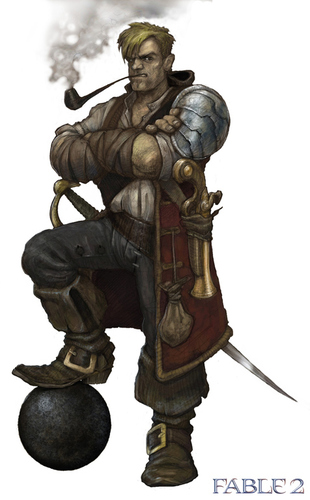  Fable 2 concept art "Character 2"