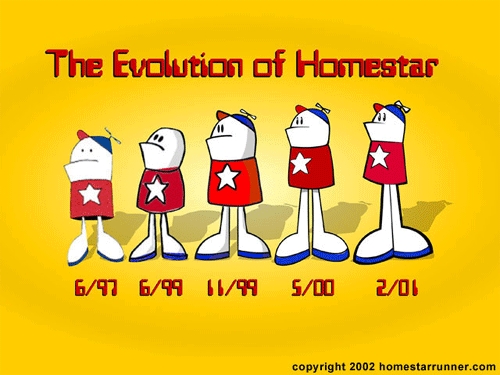  Homestar Runner Evolution