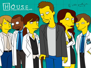  House Cast Simpsonized