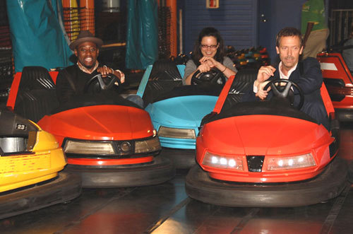 House MD Cast in Bumper Cars