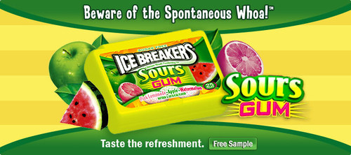 Ice Breakers Sour Gum