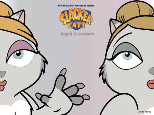  Ingrid and Latoya Slacker Kucing