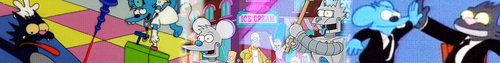  Itchy And Scratchy mostra banner