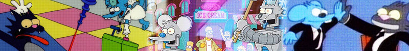 Itchy And Scratchy Show banner