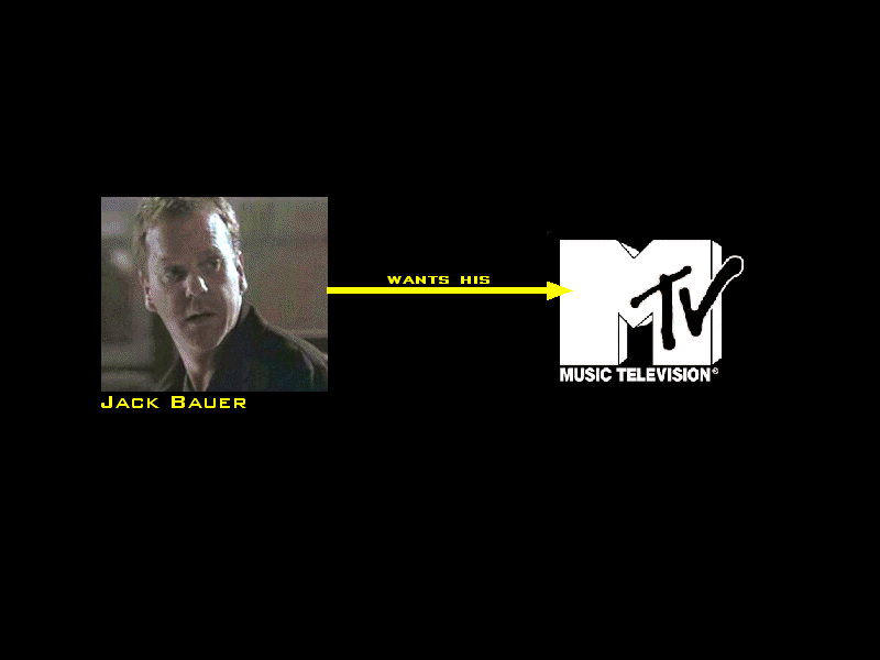Jack Bauer Wantsd his MTV