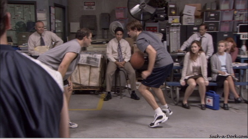  Jim/Pam/Roy in basketball, basket-ball